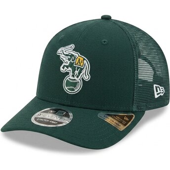 Καπέλο trucker πράσινο 9SEVENTY Stretch Snap Evergreen των Oakland Athletics MLB της New Era