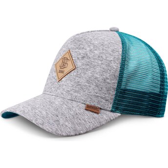 Καπέλο trucker γκρι και μπλε HFT ColourMelange της Djinns