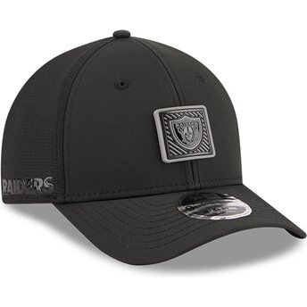 Μαύρο καμπυλωτό καπέλο snapback 9FORTY M-Crown Training Pack 2026 των Las Vegas Raiders NFL της New Era