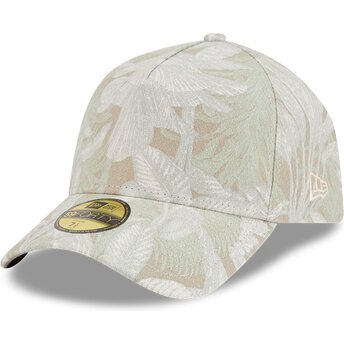 Καπέλο με καμπύλη μπεζ προσαρμοσμένο 59FORTY A Frame Leafy Palm της New Era