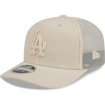 Καπέλο trucker μπεζ 9SEVENTY Stretch Snap Color Pack των Los Angeles Dodgers MLB της New Era