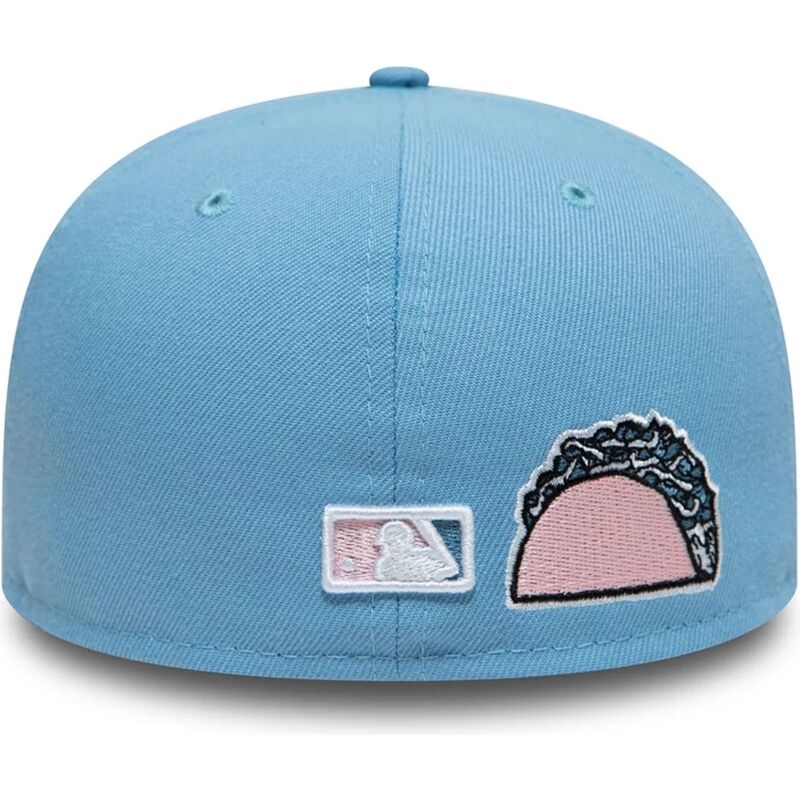 gorra-plana-azul-ajustada-59fifty-palm-taco-de-los-angeles-dodgers-mlb-de-new-era