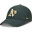 gorra-curva-verde-ajustable-club-structured-uv-poly-ripstop-de-oakland-athletics-mlb-de-nike