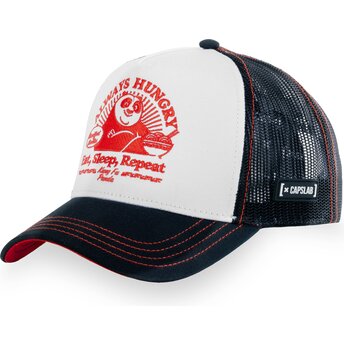 Καπέλο trucker λευκό και μαύρο Po Always Hungry KFP TAKB Kung Fu Panda από Capslab