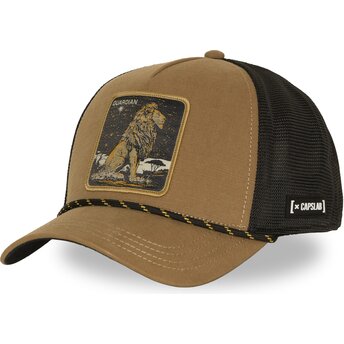 Καπέλο trucker καφέ λιοντάρι Guardian BEA3 LIOB Beasts της Capslab