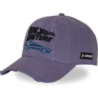 Καπέλο καμπύλο μοβ snapback DMC DeLorean CLBTF1 BTFB Επιστροφή στο Μέλλον της Capslab