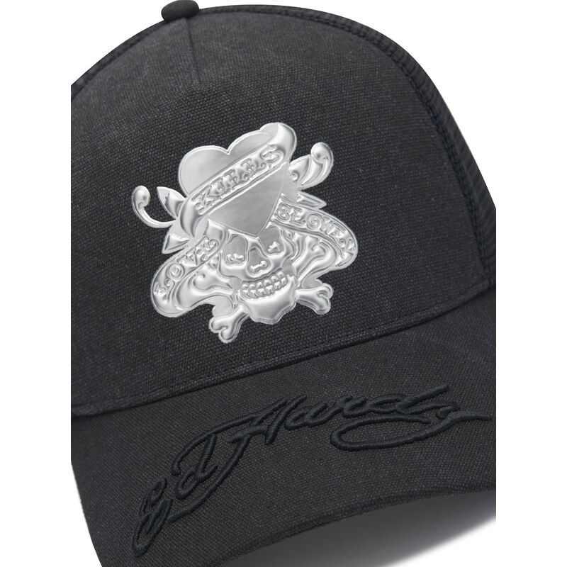snapback-love-kills-slowly-washed-ed-hardy