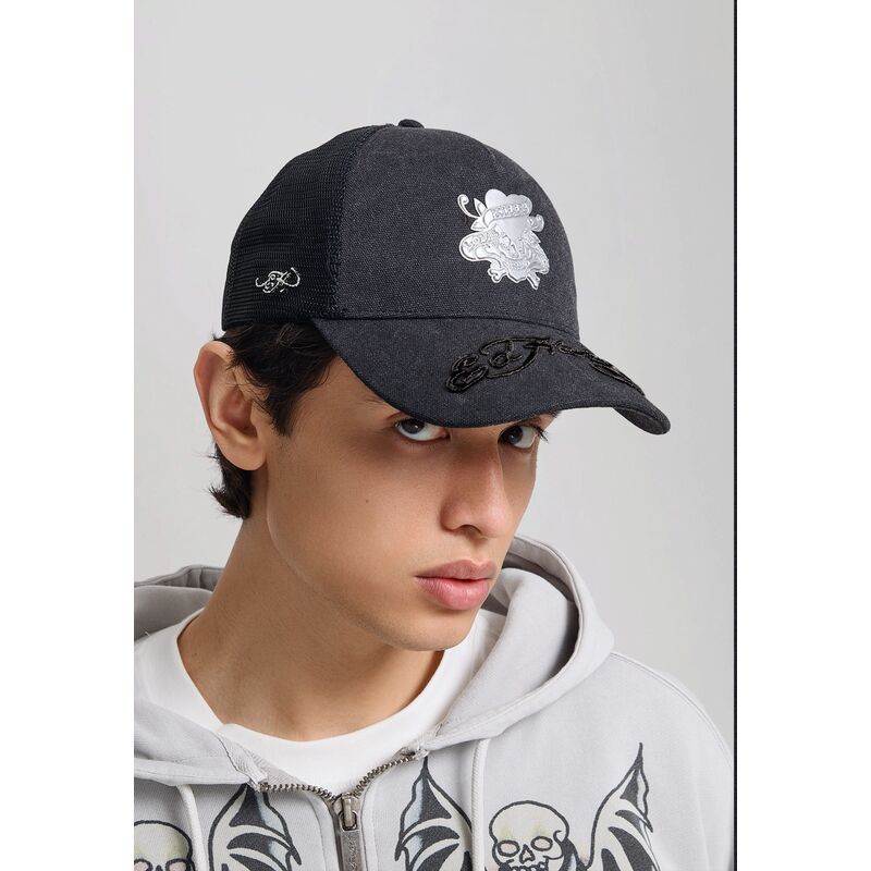 snapback-love-kills-slowly-washed-ed-hardy