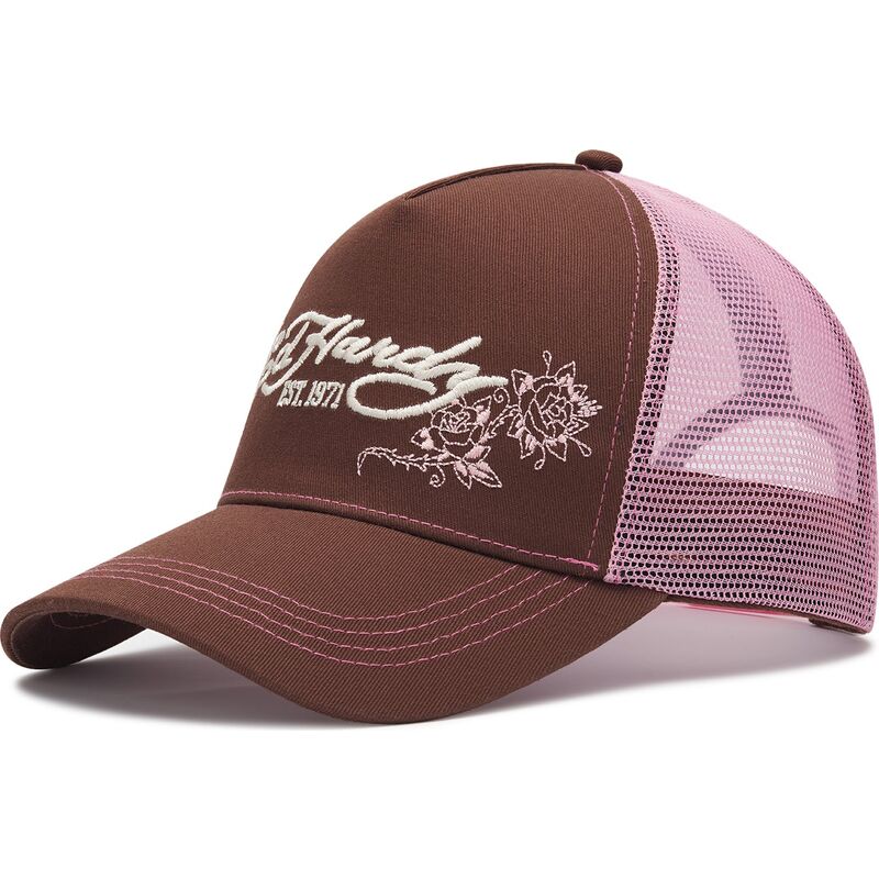 snapback-rosa-skull-and-roses-ed-hardy