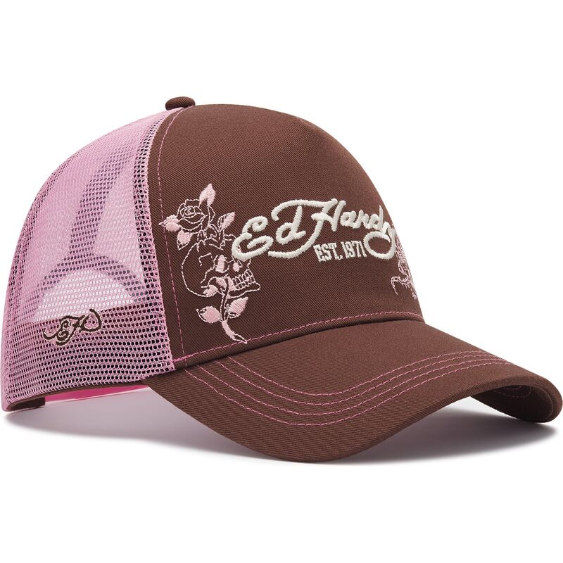 snapback-rosa-skull-and-roses-ed-hardy
