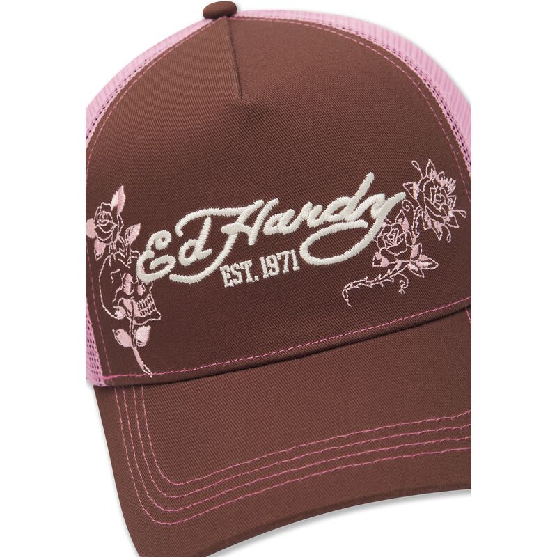 snapback-rosa-skull-and-roses-ed-hardy