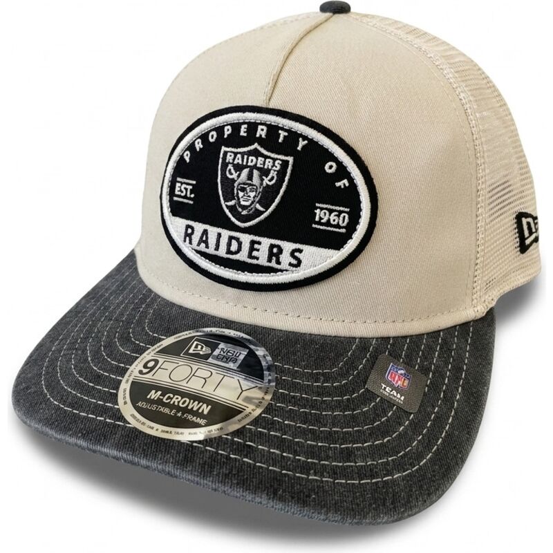 snapback-9forty-m-crown-a-frame-fray-las-vegas-raiders-nfl-new-era
