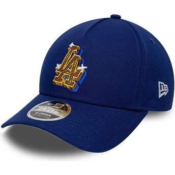 Καπέλα καμπύλη μπλε snapback 9FORTY M-Crown A Frame Emblem από Los Angeles Dodgers MLB από New Era