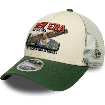 Καπέλα καμπύλη πράσινο snapback 9FORTY M-Crown A Frame Graphic από New Era