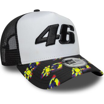 Καπέλα καμπύλη μαύρο snapback E Frame Print Visor από Valentino Rossi VR46 MotoGP από New Era