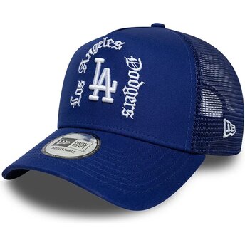 Καπέλα καμπύλη μπλε snapback A Frame Wordmark από Los Angeles Dodgers MLB από New Era