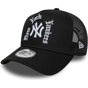 Καπέλα καμπύλη μαύρο snapback A Frame Wordmark από New York Yankees MLB από New Era