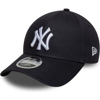 Καπέλα καμπύλη ναυτικό μπλε snapback 9FORTY M-Crown Side Script από New York Yankees MLB από New Era