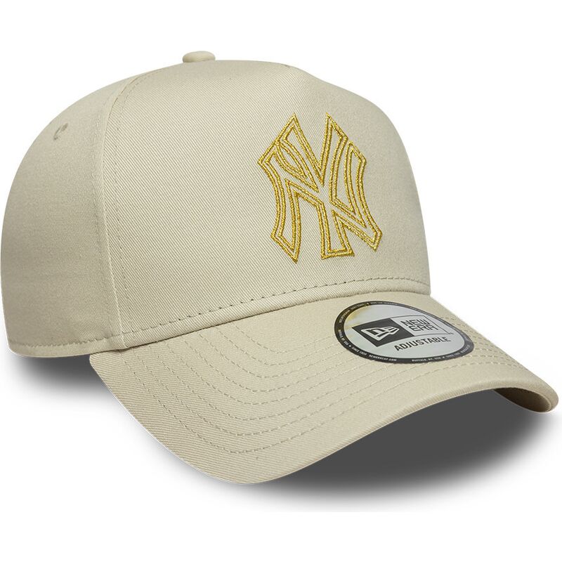 snapback-dorado-e-frame-metallic-outline-new-york-yankees-mlb-new-era snapback-dorado-e-frame-metallic-outline-new-york-yankees-mlb-new-era