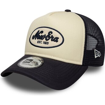 Καπέλα καμπύλη ναυτικό μπλε snapback A Frame Oval Foam Patch από New Era
