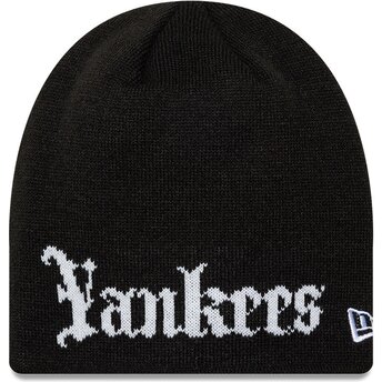 Σκούφοι μαύρο Knit Skully Wordmark από New York Yankees MLB από New Era