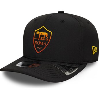 Καπέλα καμπύλη μαύρο snapback 9SEVENTY Stretch Snap REPREVE από Associazione Sportiva Roma Serie A από New Era