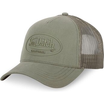 Καπέλα καμπύλη πράσινο snapback LOG09 από Von Dutch