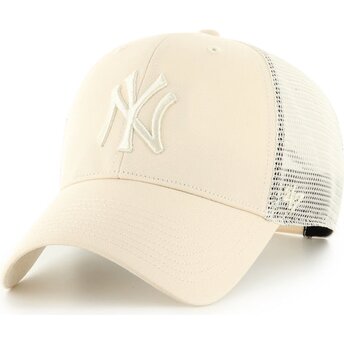 Καπέλα καμπύλη μπεζ snapback MVP Branson από New York Yankees MLB από 47 Brand