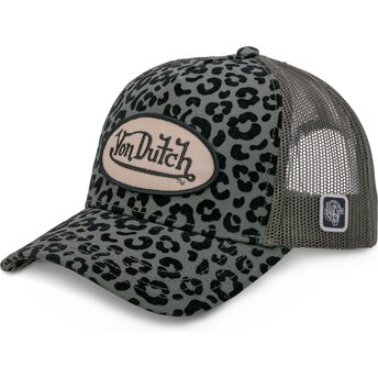 Καπέλα καμπύλη λεοπάρδαλη snapback VEKLE από Von Dutch