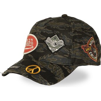 Καπέλα καμπύλη καμουφλάζ snapback KAMO02 από Von Dutch