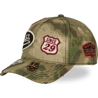 Καπέλα καμπύλη καμουφλάζ snapback KAMO04 από Von Dutch