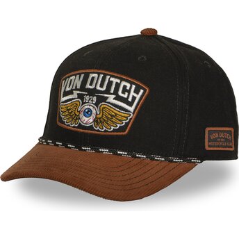 Καπέλα καμπύλη καφέ snapback SEM16 από Von Dutch