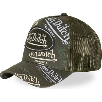 Καπέλα καμπύλη πράσινο snapback CAFE14 από Von Dutch