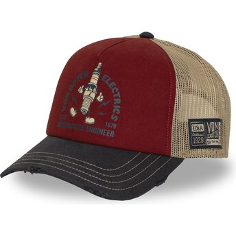 Καπέλα καμπύλη πολύχρωμο snapback CREW36 από Von Dutch