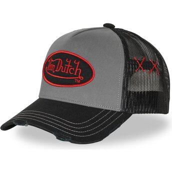 Καπέλα καμπύλη γκρι snapback USED 17 από Von Dutch