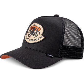 Καπέλα καμπύλη μαύρο snapback HFT Rose Kraken από Djinns