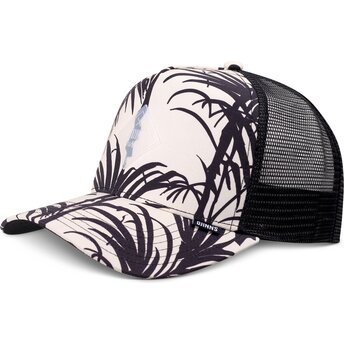 Καπέλα καμπύλη μαύρο snapback HFT Allover Palm από Djinns