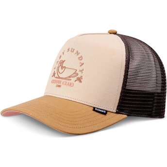 Καπέλα καμπύλη μπεζ snapback HFT Lazy Bird από Djinns