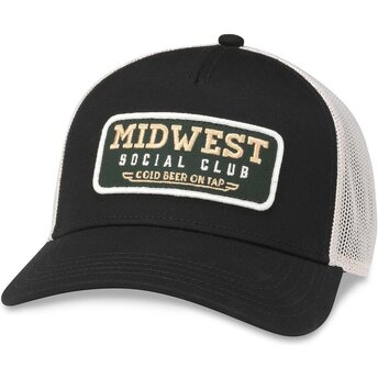 Καπέλα καμπύλη μαύρο snapback Valin από Midwest Social Club από American Needle