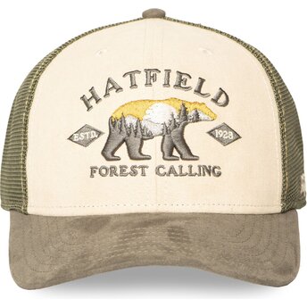 Καπέλα καμπύλη πράσινο snapback SEMI BEA από Hatfield