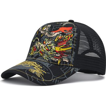 Καπέλα καμπύλη μαύρο snapback Crawling από Ed Hardy
