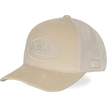 Καπέλα καμπύλη κρέμα snapback LOF B48 από Von Dutch