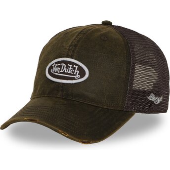 Καπέλα καμπύλη καφέ snapback MAC17 από Von Dutch