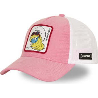 Καπέλα καμπύλη ροζ snapback SMU3 SOF Στρουμφίτα Οι Στρουμφ από Capslab