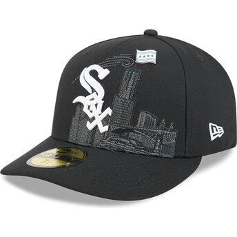 Καπέλα καμπύλη μαύρο προσαρμοσμένο 59FIFTY Pin NA Lifestyle F1 από Chicago White Sox MLB από New Era