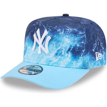 Καπέλα καμπύλη μπλε snapback 9FIFTY A Frame Deep Water από New York Yankees MLB από New Era