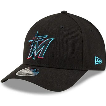 Καπέλα καμπύλη μαύρο snapback 9FORTY M-Crown Player Replica από Miami Marlins MLB από New Era