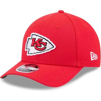 Καπέλα καμπύλη κόκκινο snapback 9FORTY M-Crown Team από Kansas City Chiefs NFL από New Era