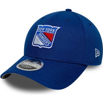 Καπέλα καμπύλη μπλε snapback 9FORTY M-Crown Team από New York Rangers NHL από New Era
