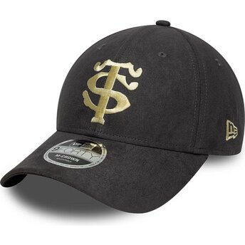Καπέλα καμπύλη γκρι snapback 9FORTY M-Crown Suede από Stade Toulousain Top 14 από New Era